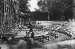 Строительство летнего театра на 1600 мест. 1933